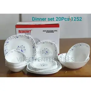 Red Berry 20pcs Opalware Dinner Set