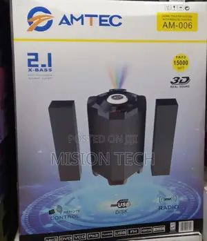 2.1 Channel Brand New Amtec Sound System