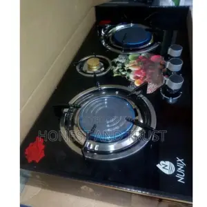 Nunix GP-007 3 Burners Table Top Glass