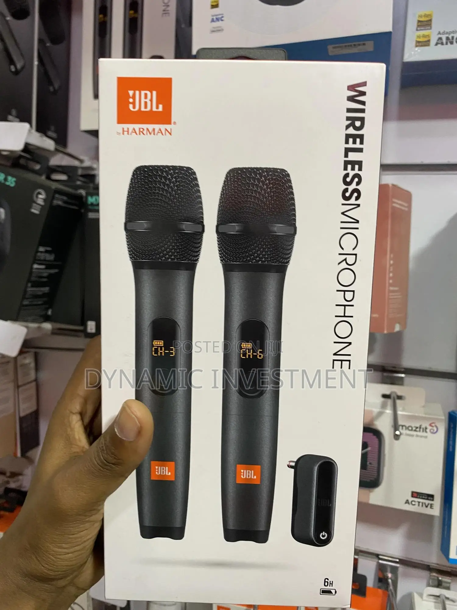 JBL Wireless 2 Pack Microphone System, High Vocal Quality