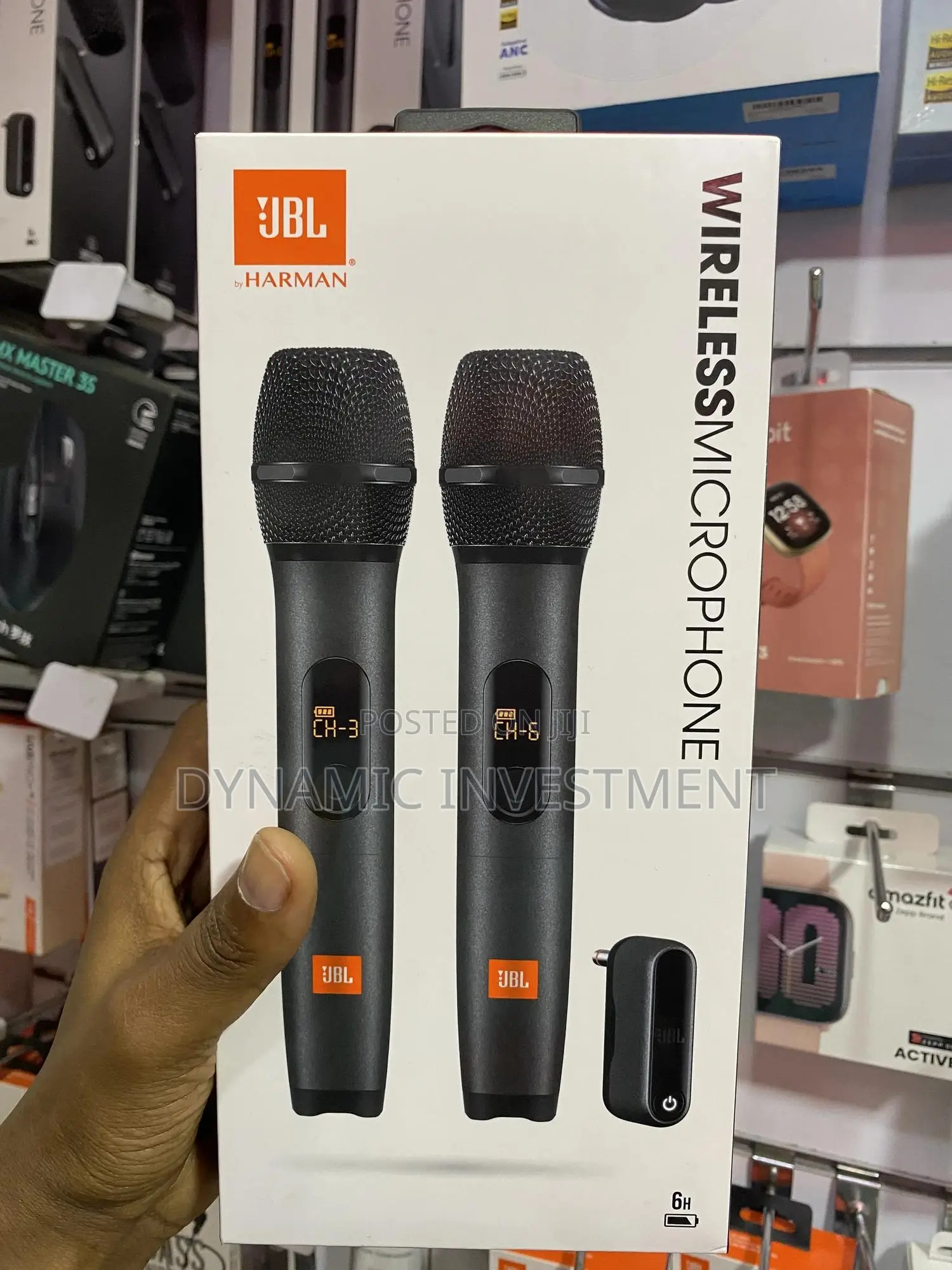 JBL Wireless 2 Pack Microphone System, High Vocal Quality