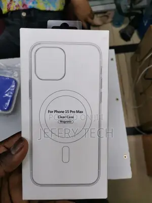 iPhone 15 Pro Max Magnetic Case Clear Transparent Slim Shock