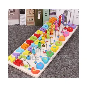 *Montessori Kids Learning Set* Wooden and Rubber Material