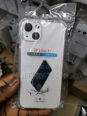 Clear Case for iPhone 13 Transparent, Soft, Shockproof Case