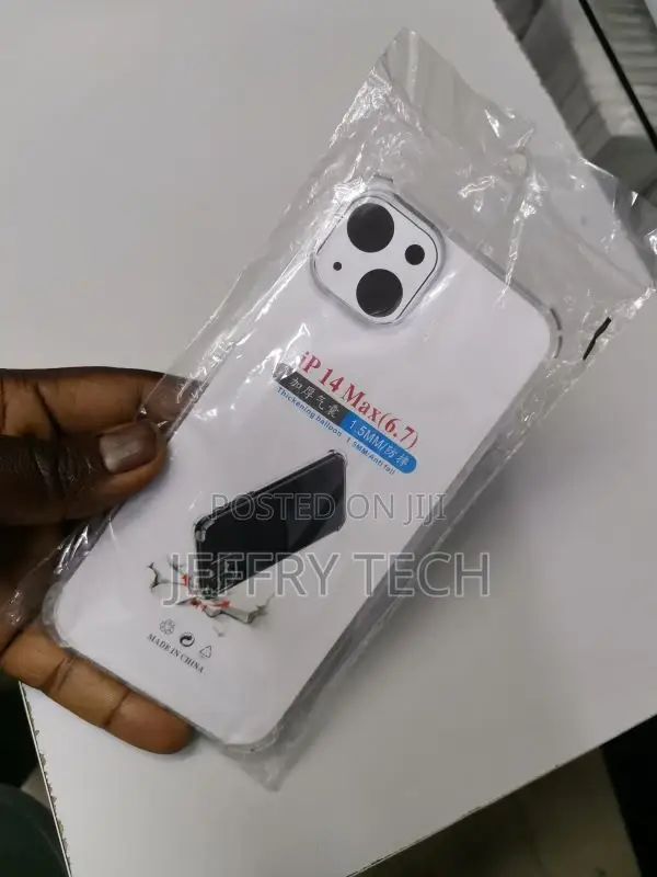 Shockproof iPhone 14 PLUS Tpu Case - Transparent