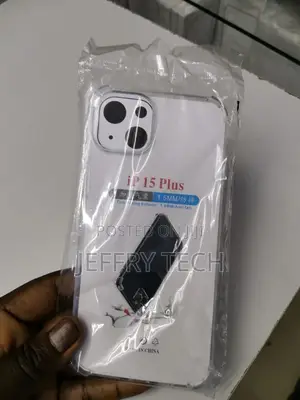 iPhone 15 Plus Soft Clear Shockproof Cases Silicone Phone Ca