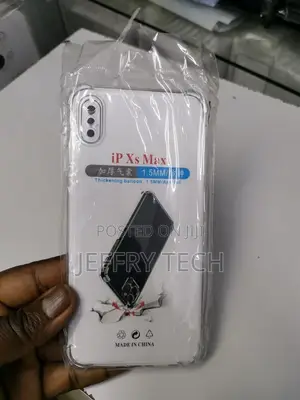 iPhone Xs Max Phone Case, Clear Shockproof Bumper Case Trans