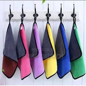 6 PCS Double Colour Cotton Towel Set