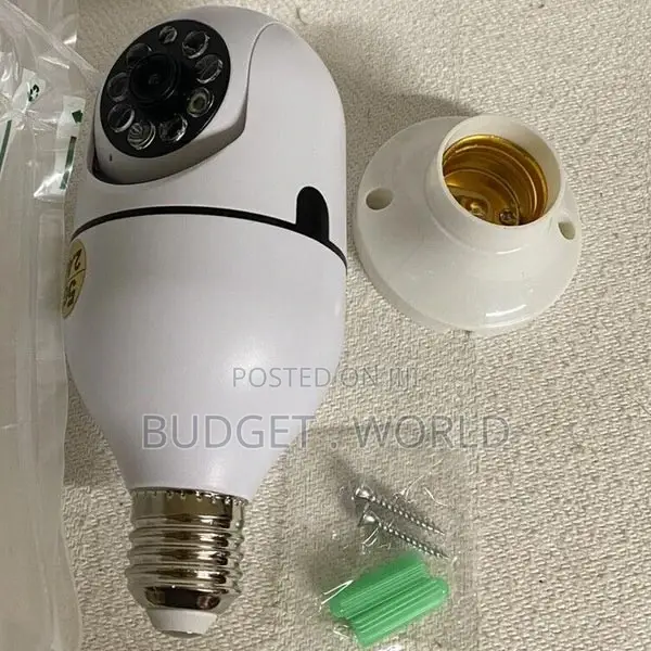 Light Bulb Security Camera,Wifi Smart Wireless E27``