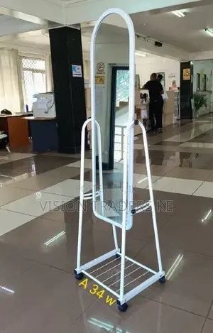 White Dressing Mirror Dressing Mirror With Wheels.