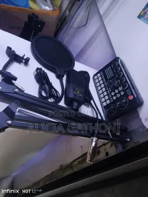 Podcast Microphone With Sound Card