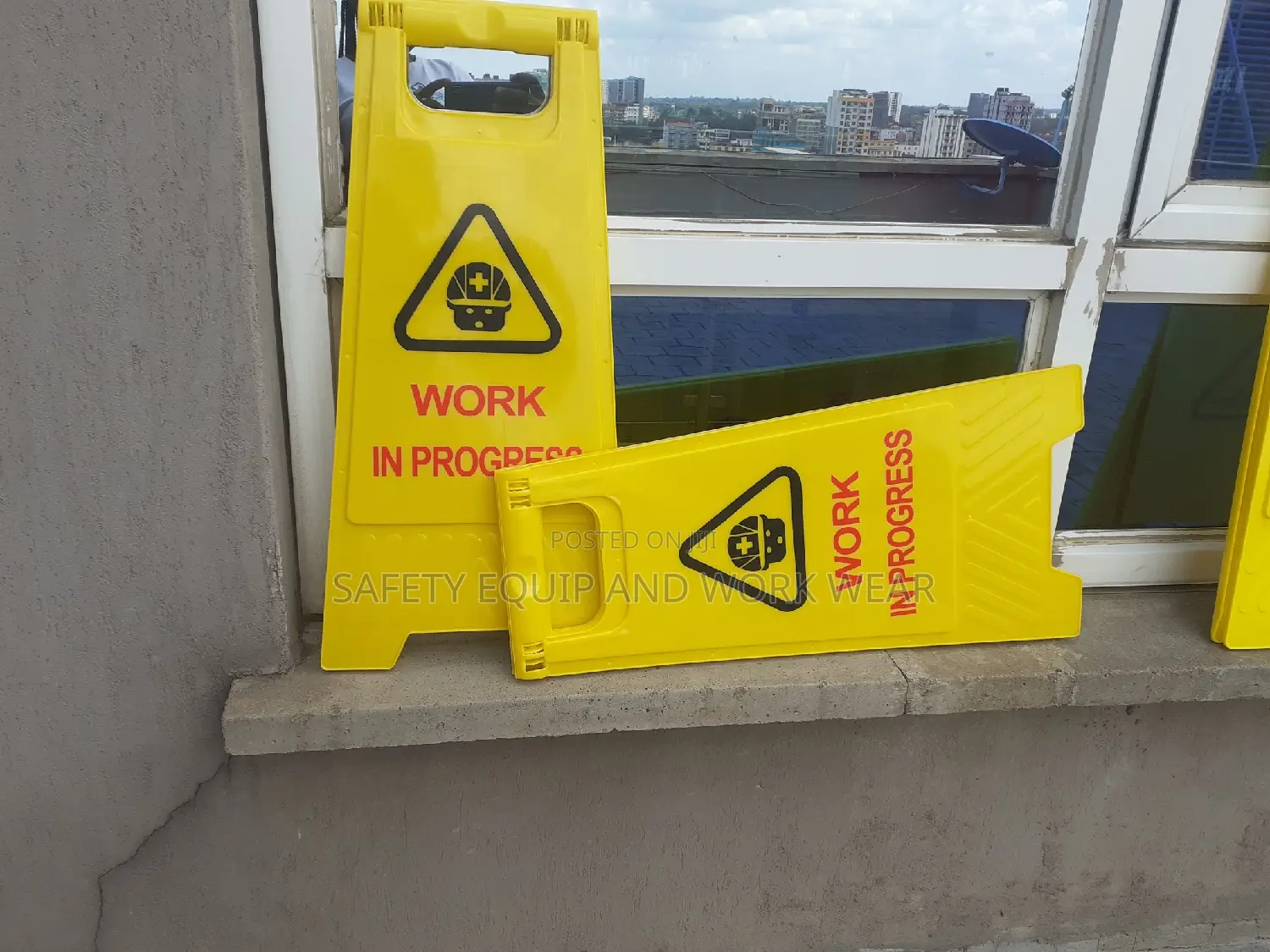 Working In Progress Caution Sign- Verified