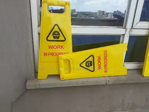 Working In Progress Caution Sign- Verified