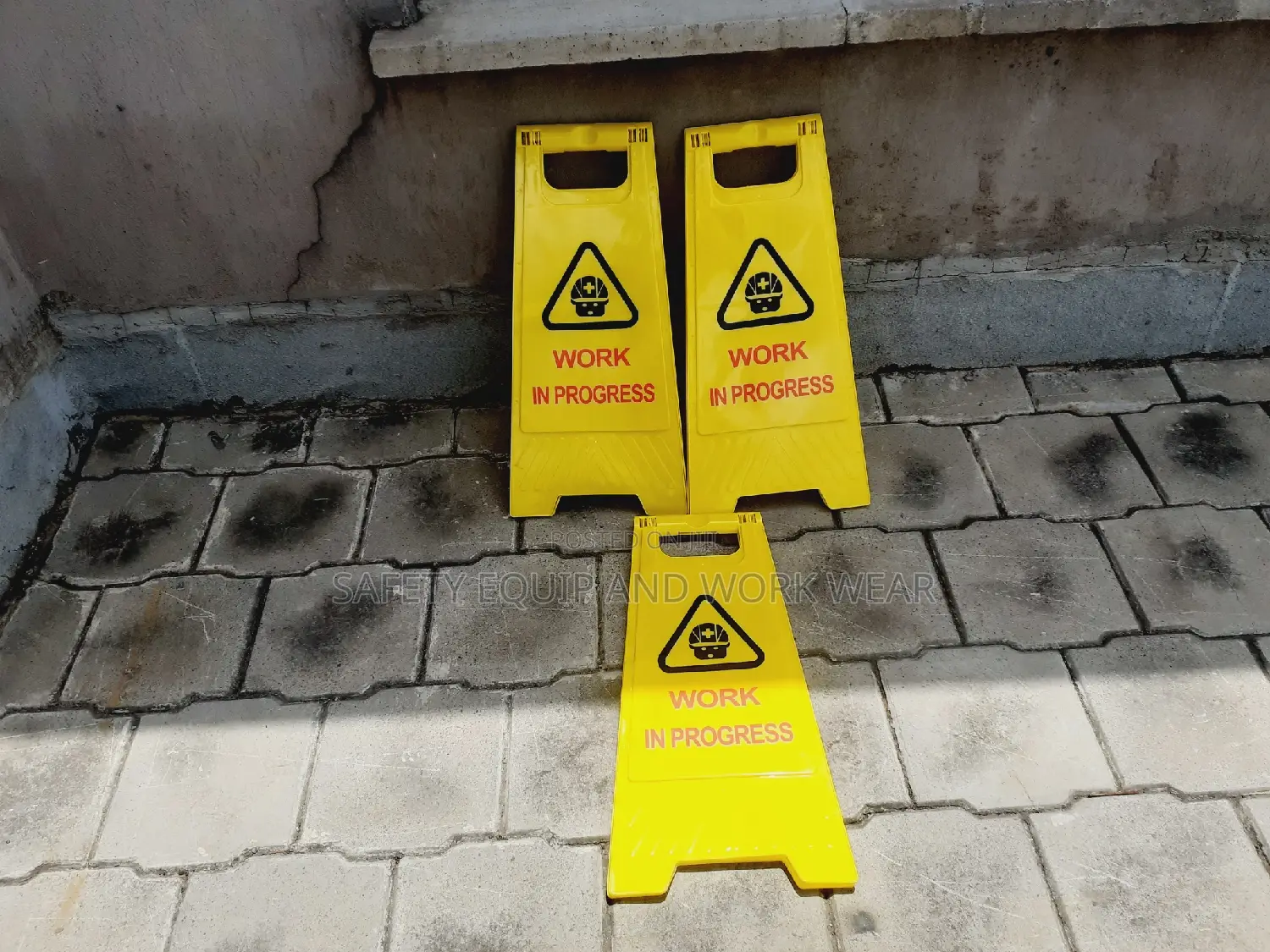 Working In Progress Caution Sign- Cost Effective