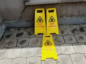 Working In Progress Caution Sign- Cost Effective