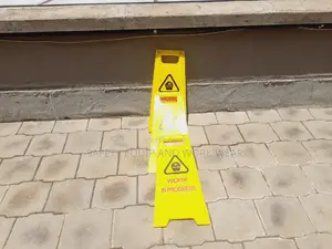 Working In Progress Caution Sign- Organization