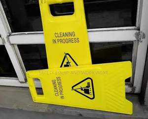Cleaning In Progress Caution Sign- Verified