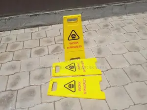 Working In Progress Caution Sign- Temporary