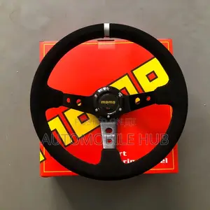 Omp Deep Dish Sports Steering Wheel Black