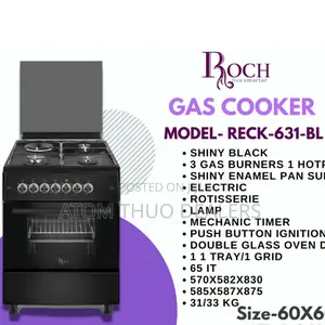 Black Roch 60*60 Standing Cooker 3+1