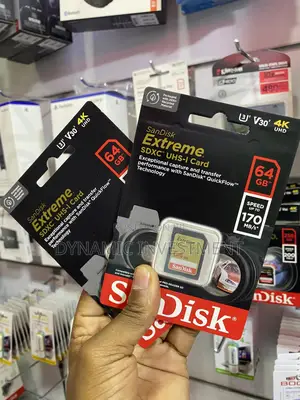 Sandisk 64gb Extreme SDHC Camera Memory Card 170 Mb/S Uhs-I