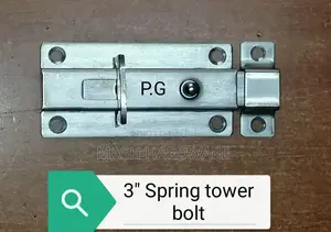 3" Spring Tower Bolt