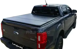 Hard Tri-Fold Truck Bed Tonneau Cover Compatible With 2019-2