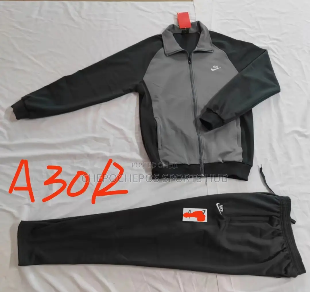 Black- Grey Quality Imported Tracksuits