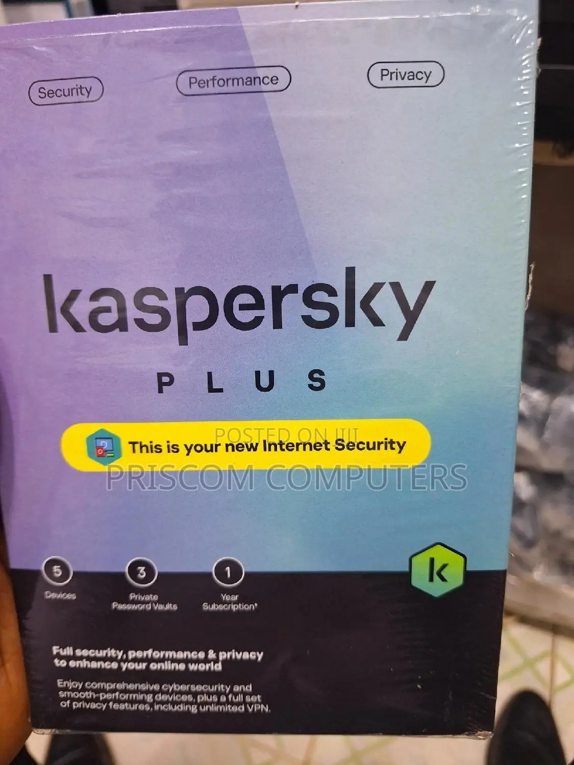 Kaspersky Plus Internet Security 5 Devices 1 Years Latest
