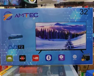 Amtec 32 Inches Smart Android Frameless Tv Full HD