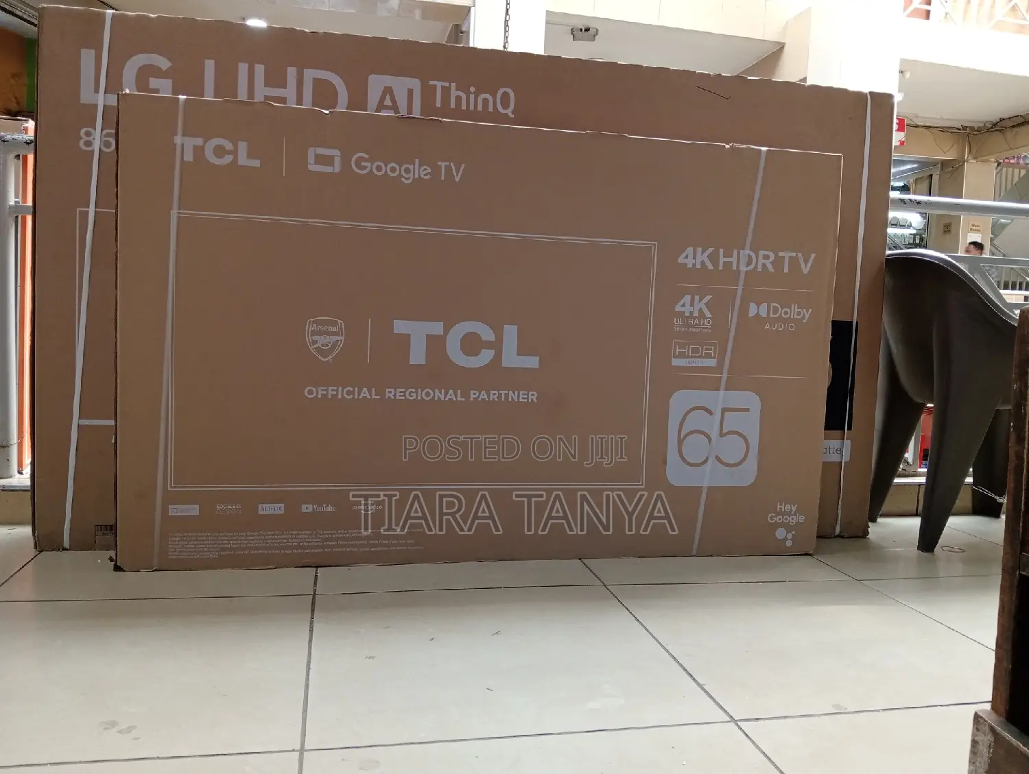 TCL 65" Smart Uhd Frameless Tv