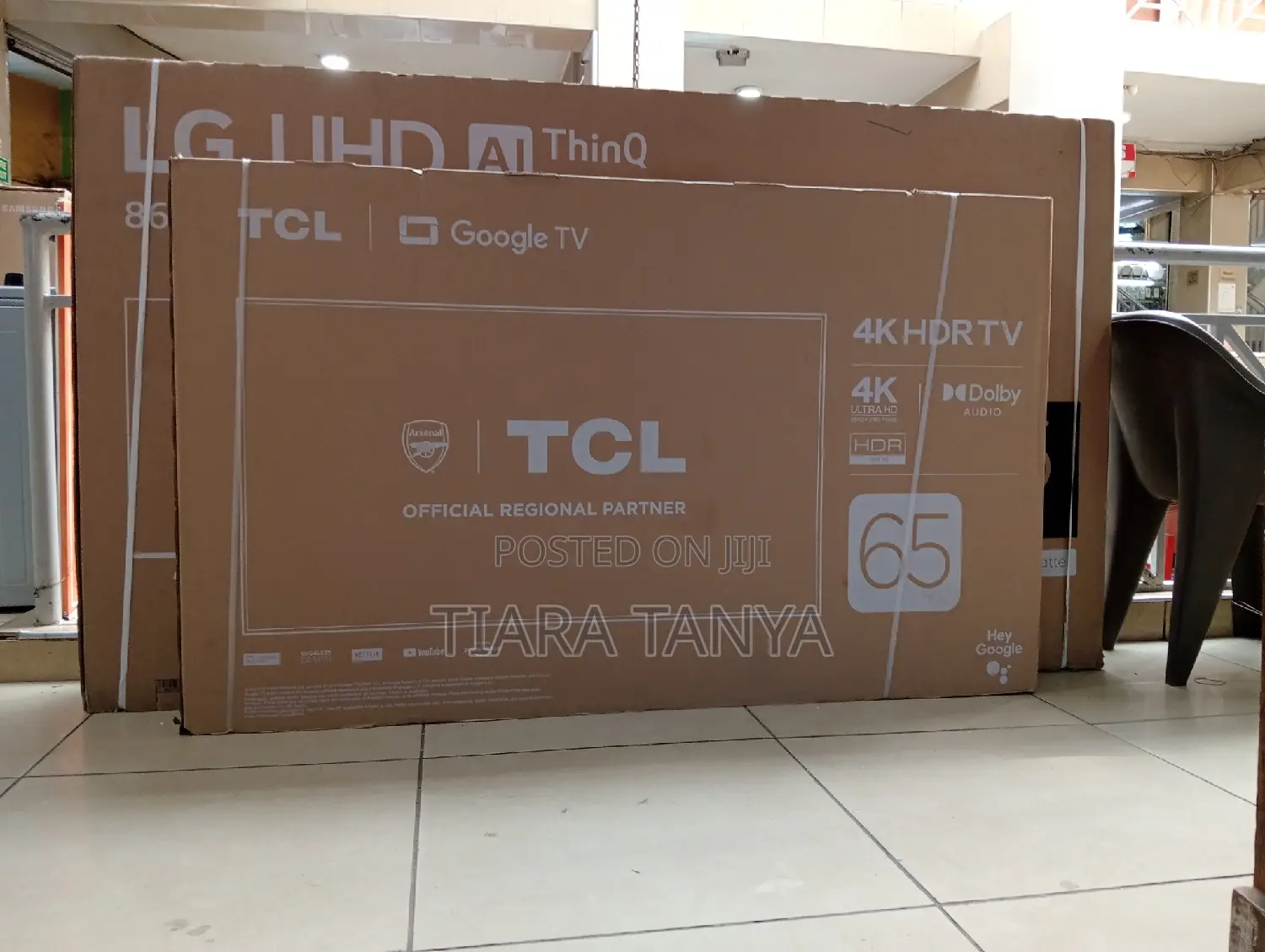 TCL 65" Smart Uhd Frameless Tv