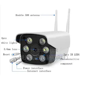 Waterproof Wi-Fi 1080P Full HD 3mp Wide Angle Bullet Outdoor