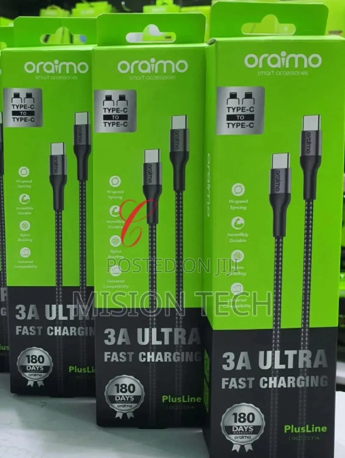 Oraimo 3A Ultra Fast Charging Cable