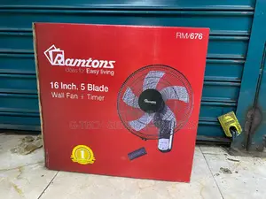 Wall Fan! Ramtons 16inch Wall Fan With Remote