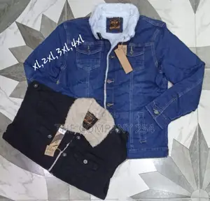 Designer Heavy Woolen Puffed Warm Denim Jackets Available