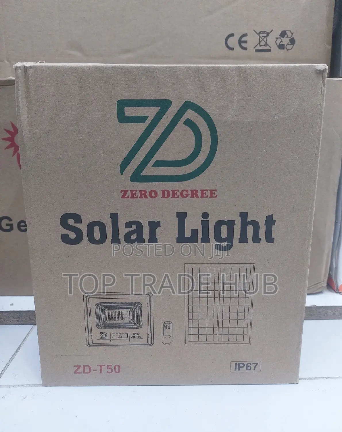 ZD Solar Floodlight 50watts