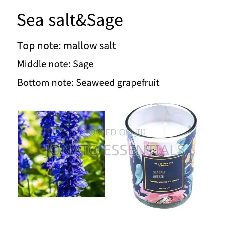 Valentines Botanical Scented Candle