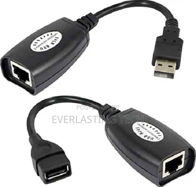 USB Rj45 Extension Adapter Upto 150ft Length