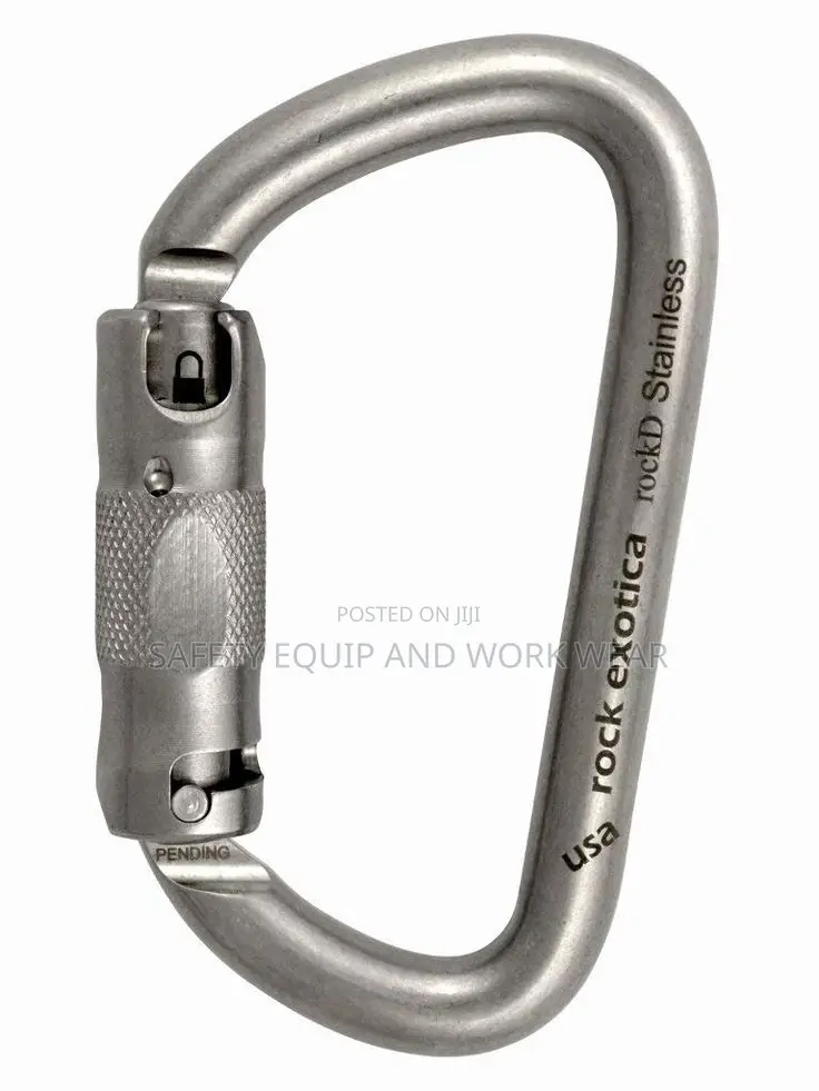 D- Shape Screw Gate Carabiner