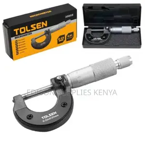 Tolsen Micrometer 35055 Machinist Measuring W/ Case (0-25mm)