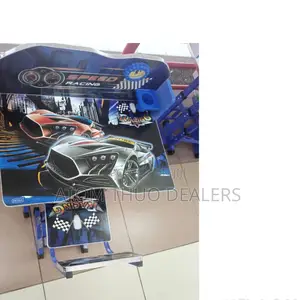 Speed Racing Blue Kids Study Table