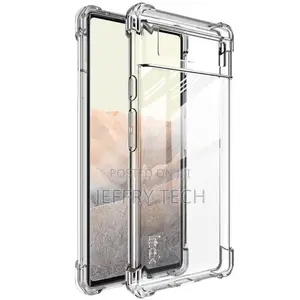 Clear Soft TPU Cover for Google Pixel 6a Shockproof Bumper C