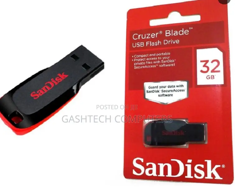 USB Flash Drive 32GB Sandisk Cruzer Blade