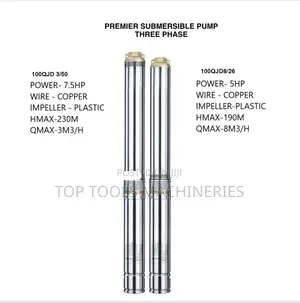 Premier Submersible Pump 3phase 7.5hp
