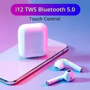 I12 TWS Bluetooth Wireless Earbuds.