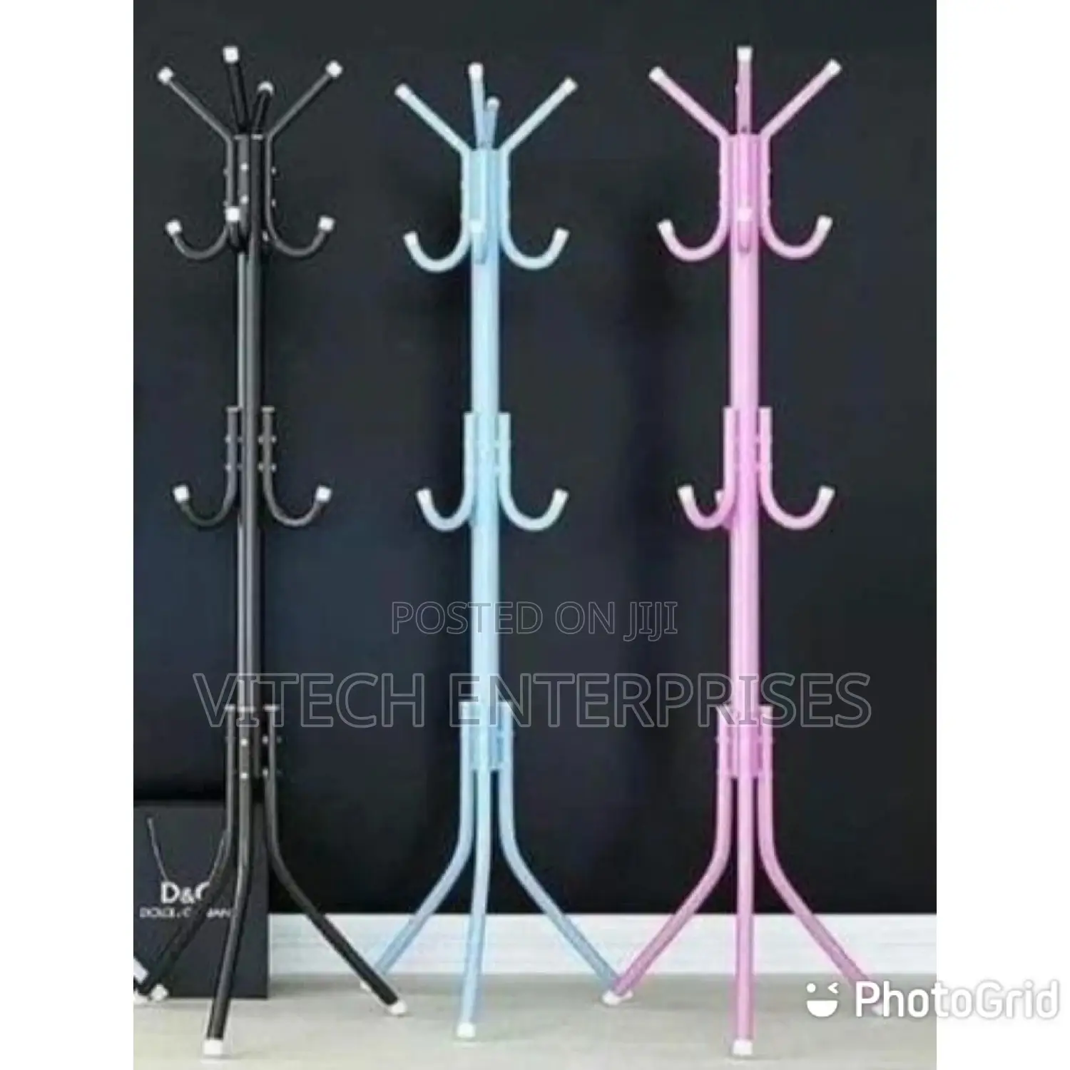 Floor Standing Coat Rack Handbag/Clothes/Hat Rack Organizer