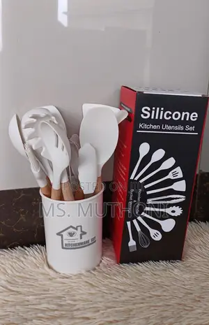 Original Silicon Spoons With Wooden Handles*