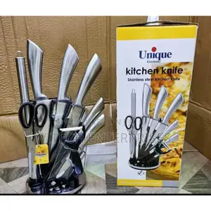 UNIQUE Stainless Steel Knife Set