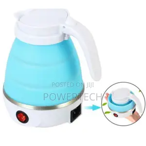 Portable Foldable Collapsible Electric Travel Kettle.